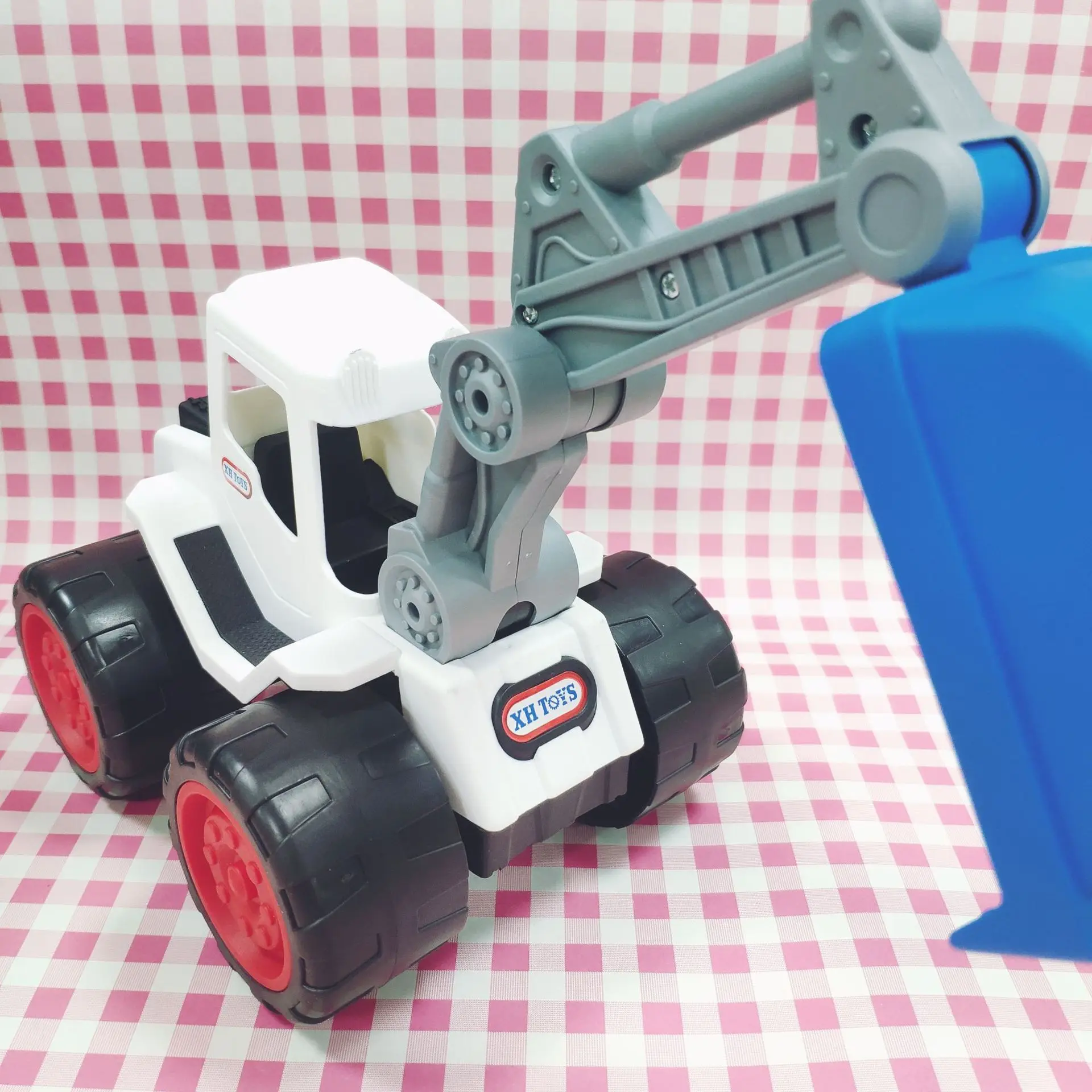 Qiaoqiao ручной детский инженерный автомобиль игрушка раздвижной экскаватор самосвал погрузчик экскаватор мальчик модель автомобиля