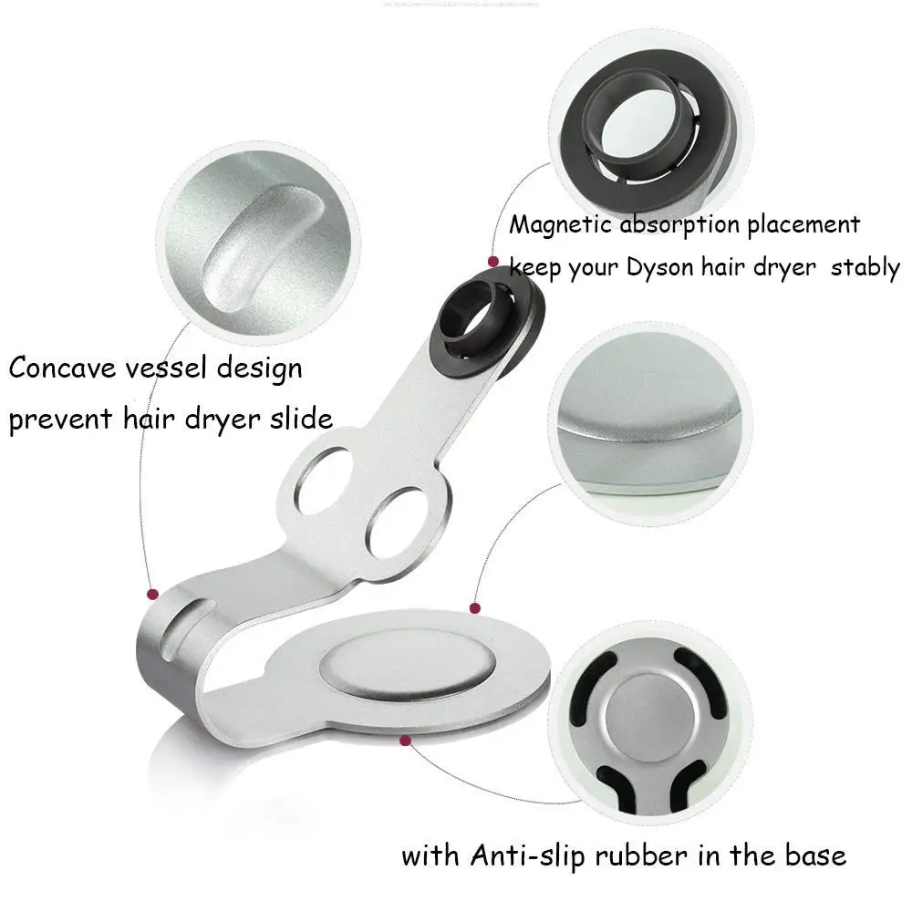 Новые держатели для волос, подставка из алюминиевого сплава для Dyson Supersonic фен для волос