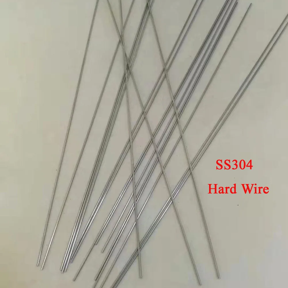 

1.4/1.5/1.8,,2.8mm SS304 Spring wire Hard Condition Stainless Steel Wire Industry DIY Material, Length about 320mm/Piece,