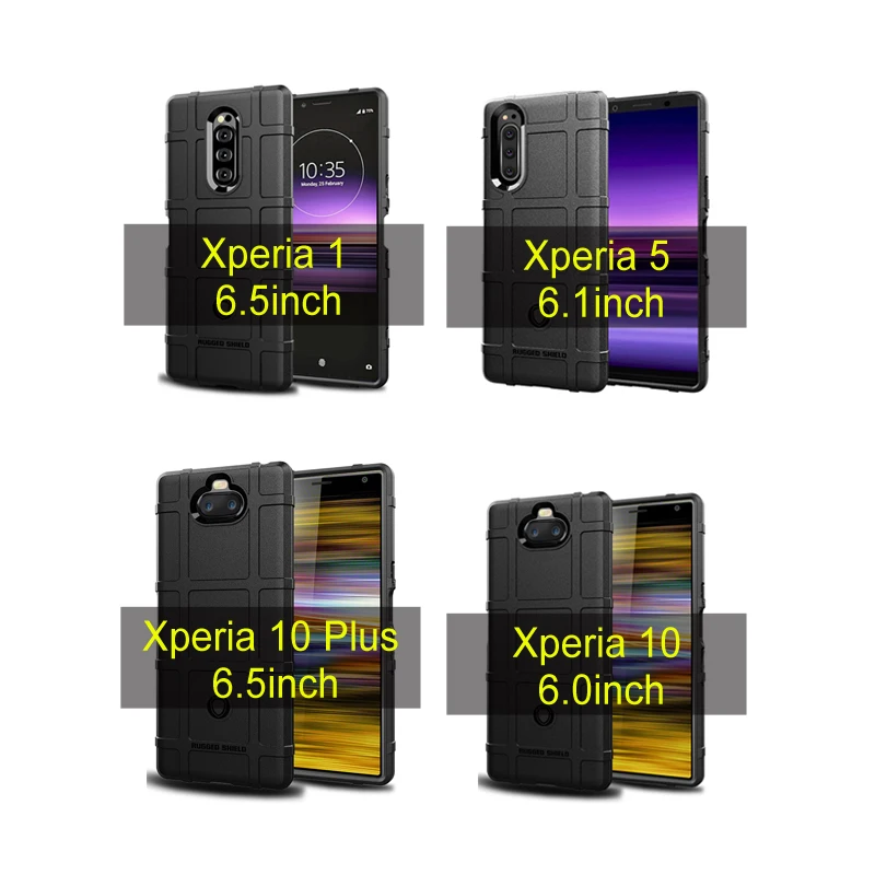 Ударопрочный чехол для sony Xperia1, чехол для sony Xperia 10 Plus, чехол из углеродного волокна для sony Xperia 5, чехол Xperia 1 Xperia10 10
