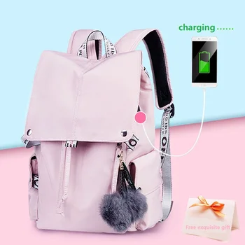 

Fashion Girls School Bags teenage girls children student school bag Nylon Waterproof Teen Student backpack school bags for girls