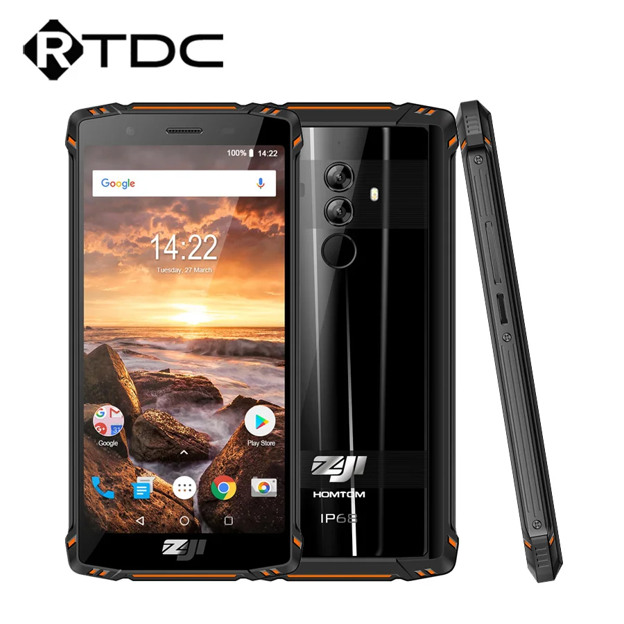 Оригинальный ZOJI Z9 IP68 водонепроницаемый смартфон с 5 7 дюймовым дисплеем ОЗУ 6 ГБ