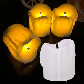 

ABS Candle Lamp Night Light Christmas Festival Decoration Party Supply White
