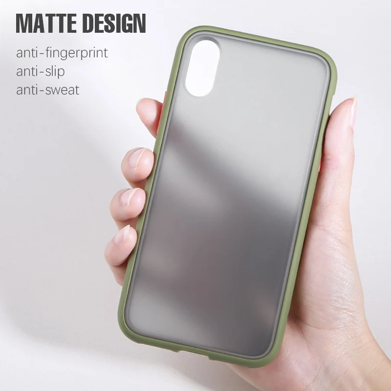 Luxury Shockproof Case For iPhone X XR XS Max Silicone Translucent Matte phone cover For iPhone 11 pro max 7 8 Plus cases fundas (20)