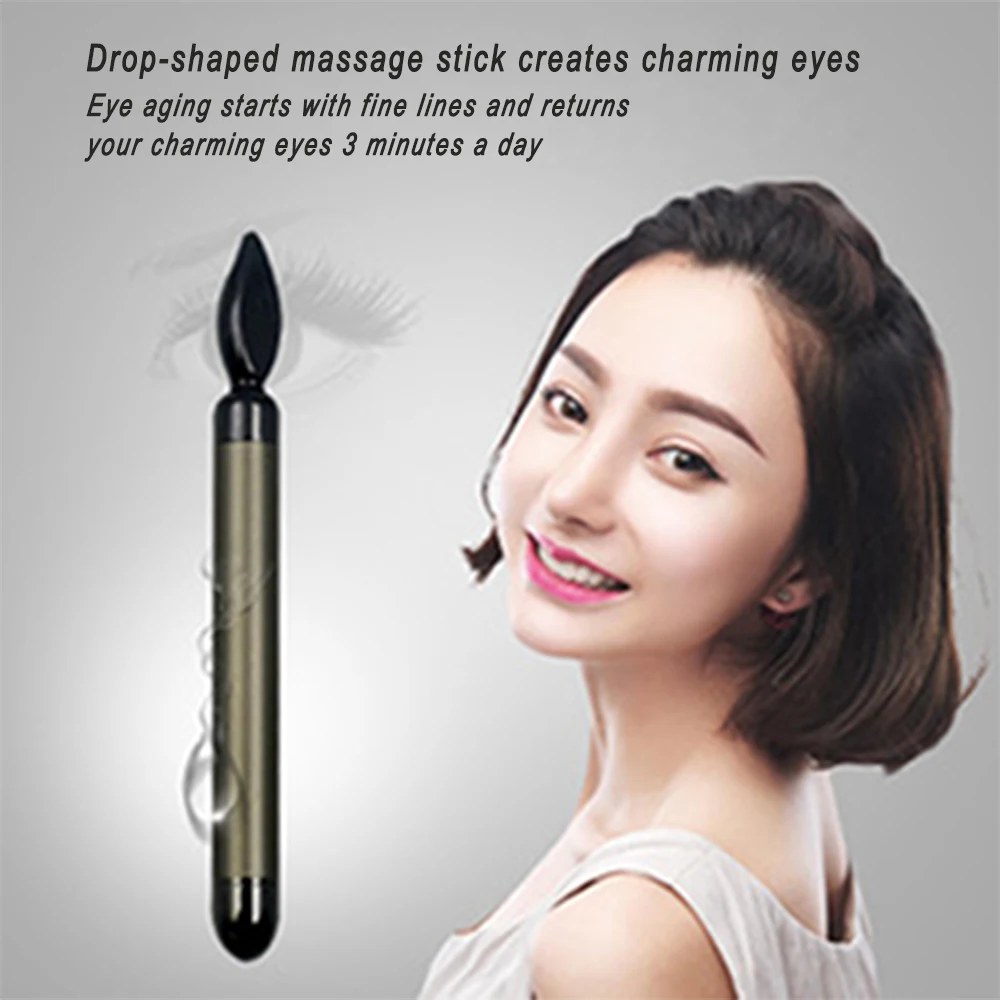 

Mini Electric Vibration Eye Face Massager Anti-Ageing Eye Wrinkle Massager Dark Circle Removal Portable Beauty Care Pen Massage