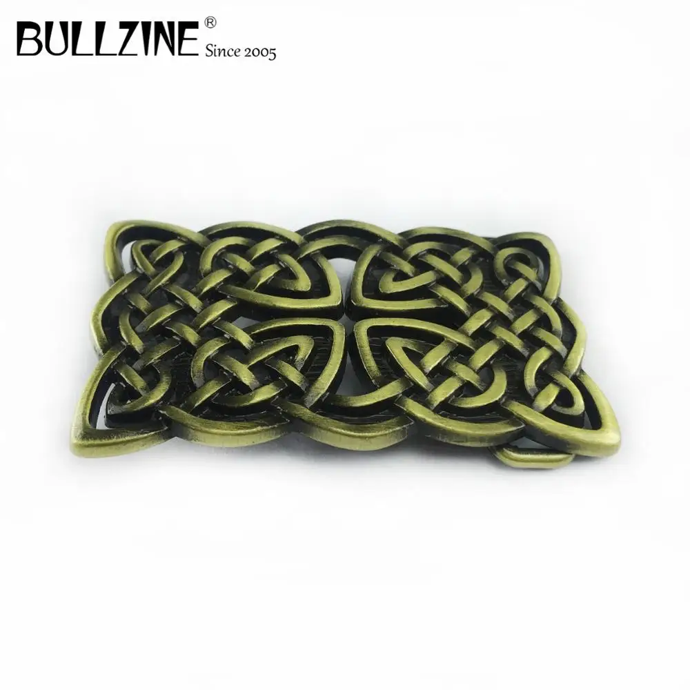 Ковбойский ремень с пряжкой Bullzine из цинкового сплава 2 цвета в наличии для
