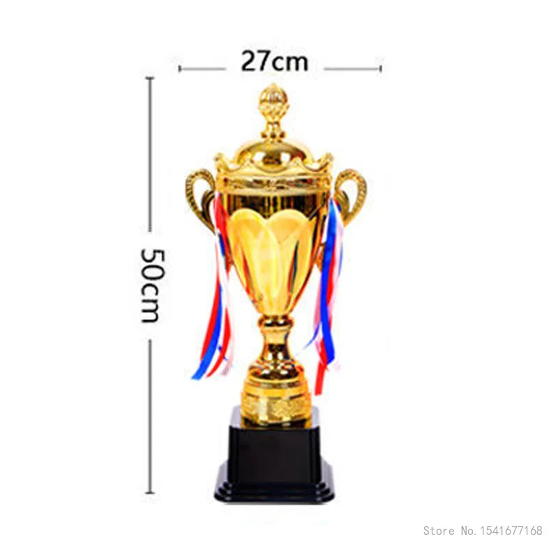 Customizable Large Commercial Covered Metal Trophy Trophy, Football, Basketball, Souvenir, Universal