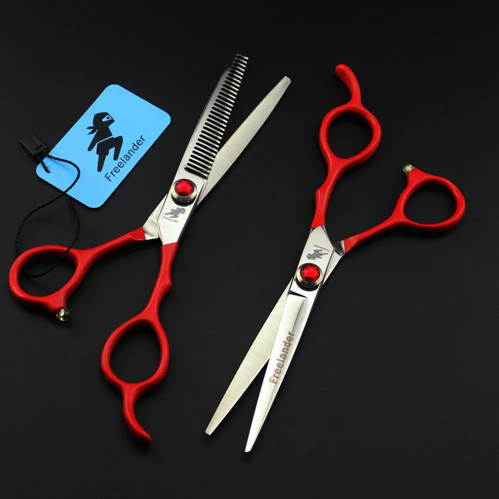 

Hairdressing Scissors Professional Hair Scissors 6.0 440c Barber Shears Hair Cutting High Quality Tijeras Scissors set