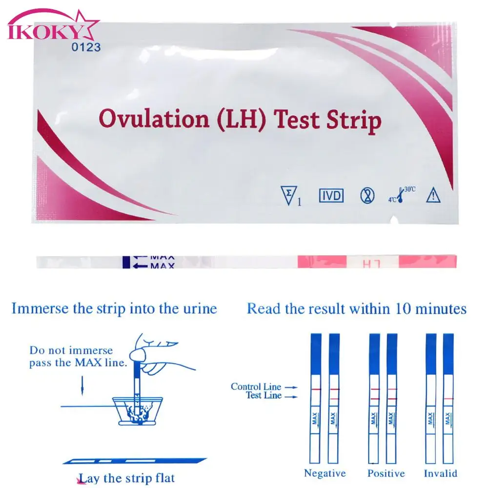 20pcs Over 99 Accuracy Lh Tests First Response Ovulation Urine Test