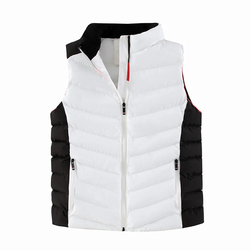 Sports Jacket Cotton Vest Winter Men's Vest Jacket Sleeveless Warmth Slim Thickening Spring/autumn Waistcoat Down Cotton Vest