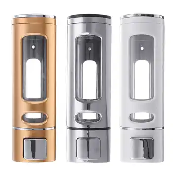 

400ml Wall Mount Liquid Soap Dispenser Plastic Kitchen Bathroom Shampoo Dispensers Liquid Soap Container Bathroom Accessories