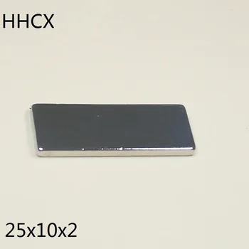 

5 10 20 50pcs/lot Magnet 25x10x2 N35 Strong Square NdFeB Rare Earth Magnet 25*10*2 Neodymium Magnets for moto