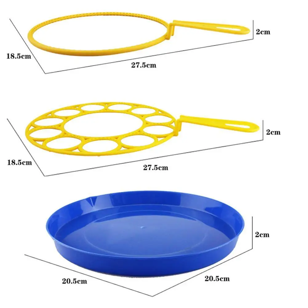 A Set Bubble Machine Blowing Bubble Plate Navy Blue Soap For Children Funny Gift Big Dish Bubble Set Blower Maker Bubble Outdoor