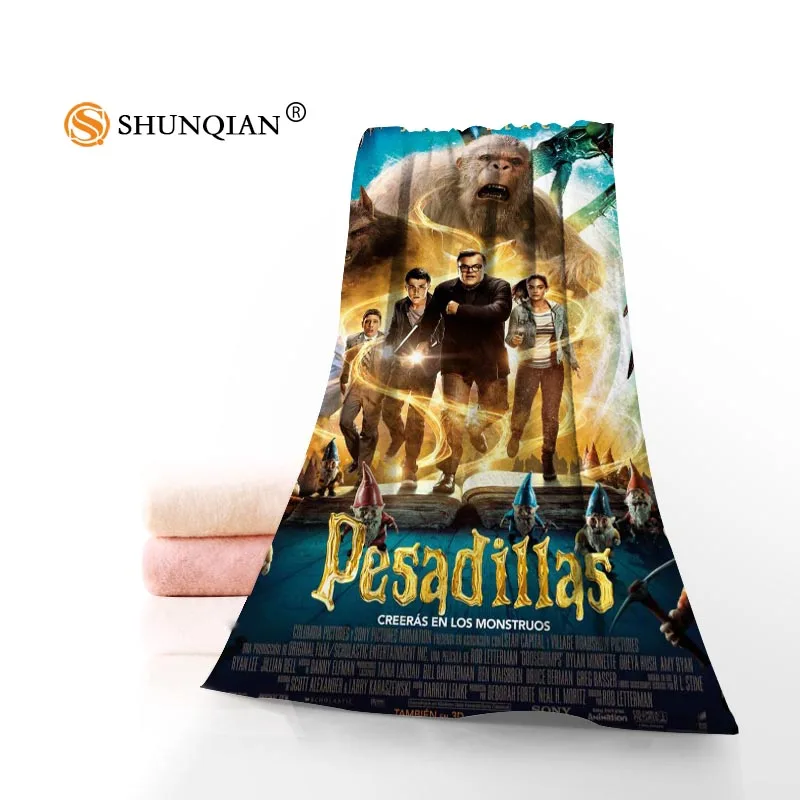 На заказ Goosebumps 35x75 см полотенце для лица s facmarleth бамбуковое волокно мочалка быстросохнущее спортивное полотенце