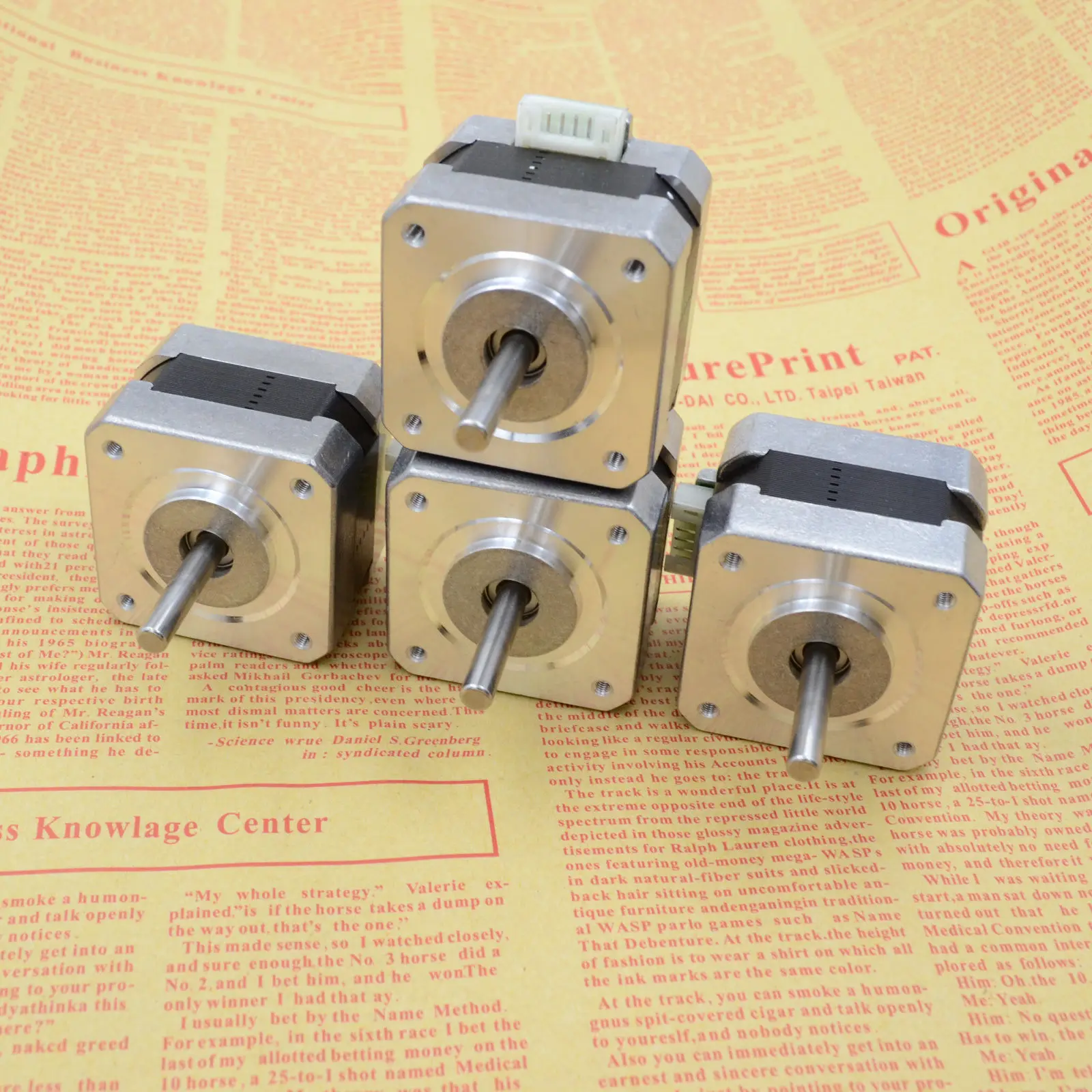 12 V/0.4A 17 шаговый двигатель для ЧПУ Reprap 3d принтер экструдер 36oz-in 26Ncm горячая распродажа