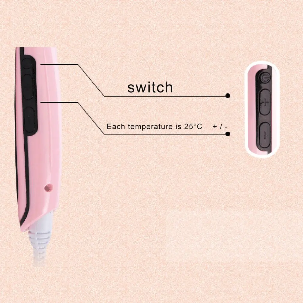 Silky And Smooth Results Professional Electric Fast Straightening Irons Magic Comb With Lcd Display Straight Hair Styling Tool