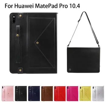 

Shoulder Strap Leather Case For Huawei Matepad Pro 10.4 Envelope Tablet Cover For Matepad Pro 10.4 2020 Multifunction Bag EEMIA