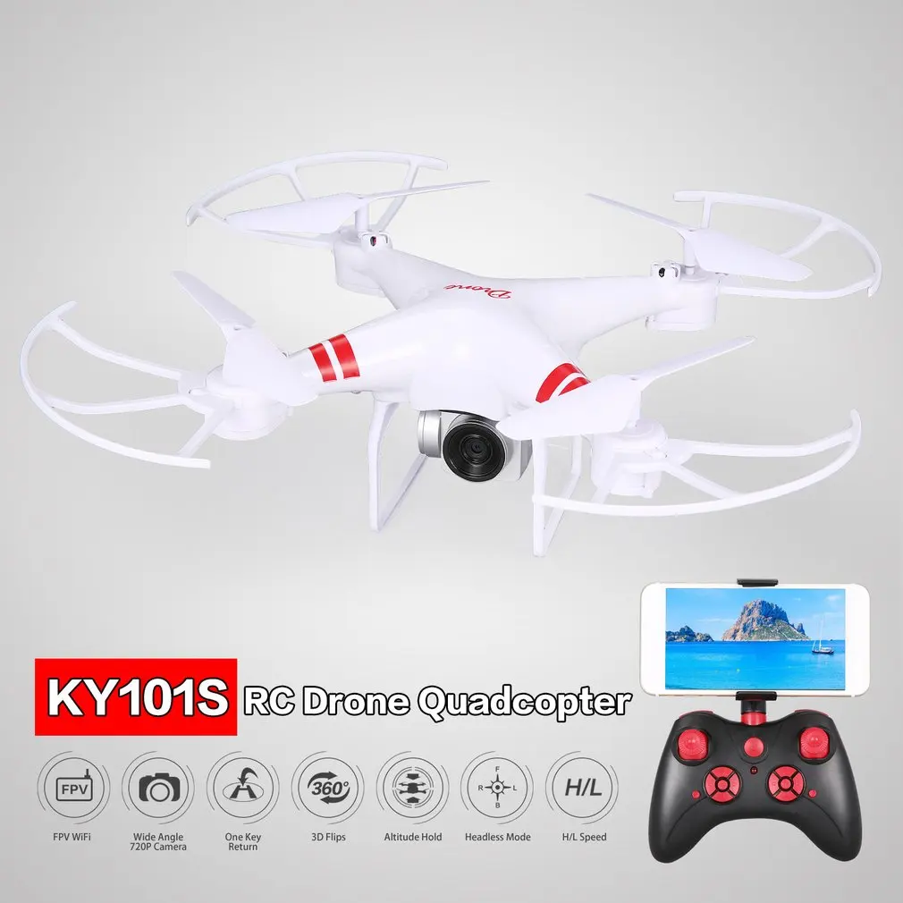 KY101S RC Квадрокоптер WiFi fpv 1080P камера селфи Радиоуправляемый Дрон высота удержания Безголовый режим 3D флипс один ключ возврат Квадрокоптер 18 мин Дрон