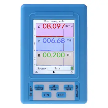 

Professional Electromagnetic Radiation Detector Dosimeter Monitor Radiation Tester EMF Meter BR-9A