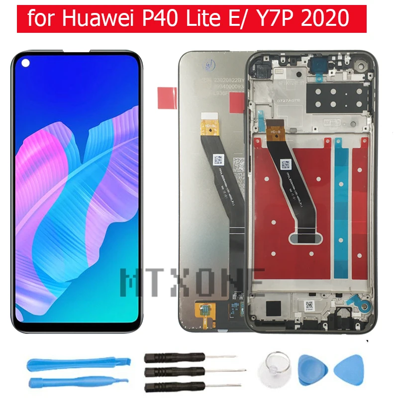 ЖК-дисплей с рамкой для Huawei P40 Lite E/ Y7P 2020 дигитайзер сенсорного экрана в сборе