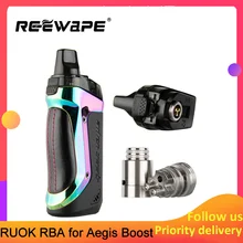 REEWAPE RUOK RBA катушка головка электронная сигарета Pod картридж ядро сопротивление для Geekavpe Aegis Boost электронная сигарета Vape