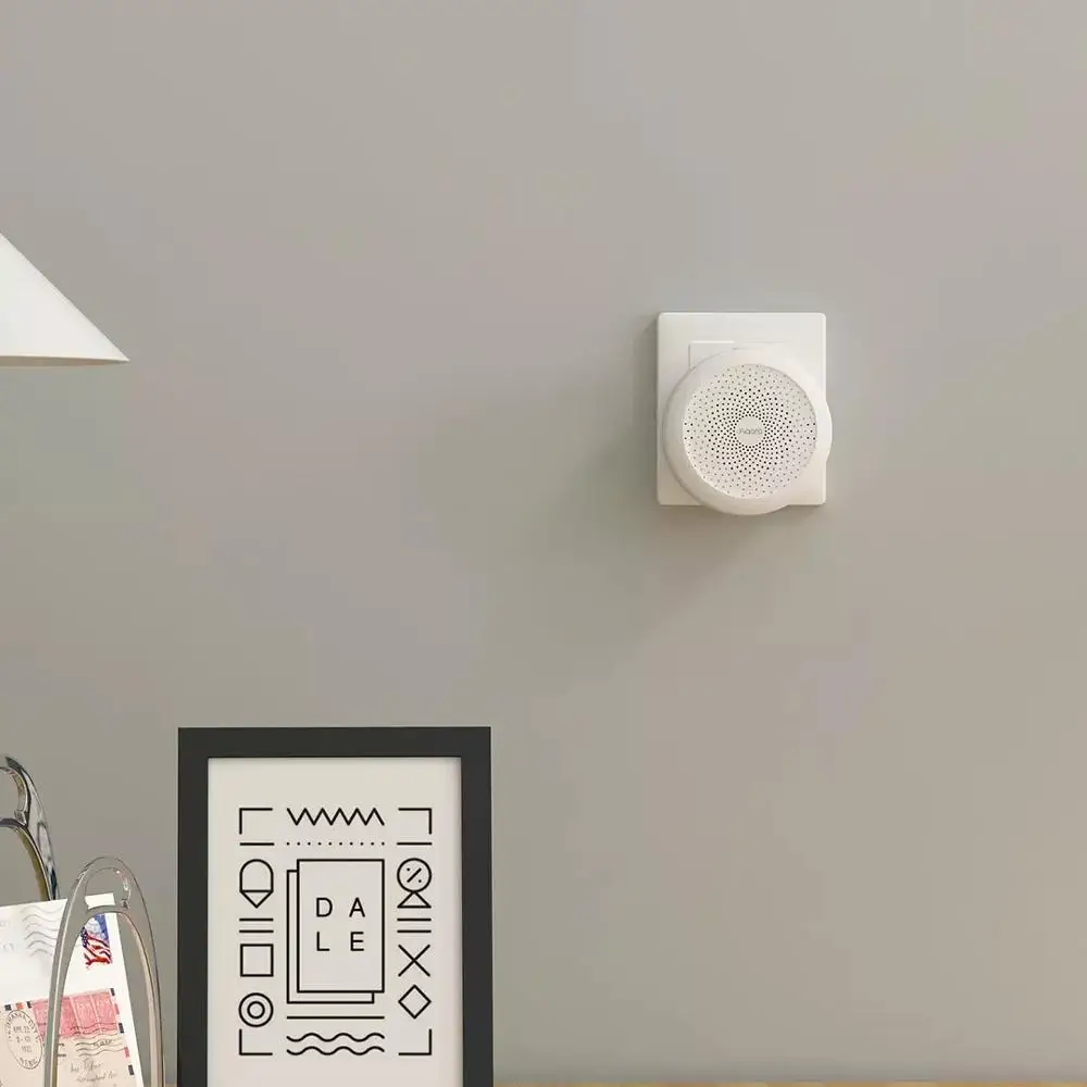 Блок управления умным домом Aqara Gateway хаб с RGB подсветильник кой работает