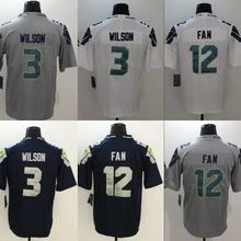 Все сшитые мужчины wo мужчины молодежные дети флаг болельщика Сиэтла 12 Джерси