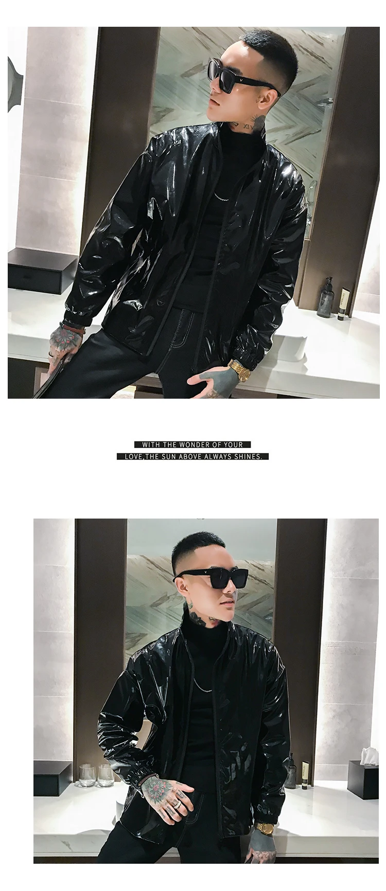 Pu Chaqueta Cuero мужская кожаная куртка куртки пальто Jaqueta Masculino красная сценическая одежда для певицы Клубные вечерние куртки мужские