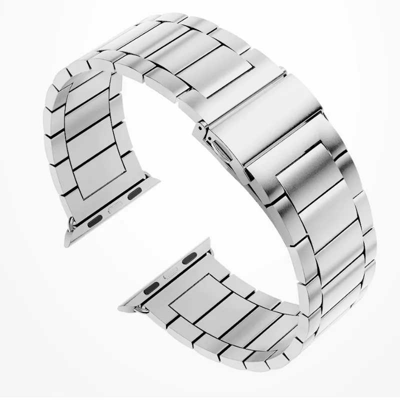 Ремешок из нержавеющей стали для Apple Watch Band 38 мм 40 42 44 м браслет iWatch 1 2 3 4 5 | Наручные