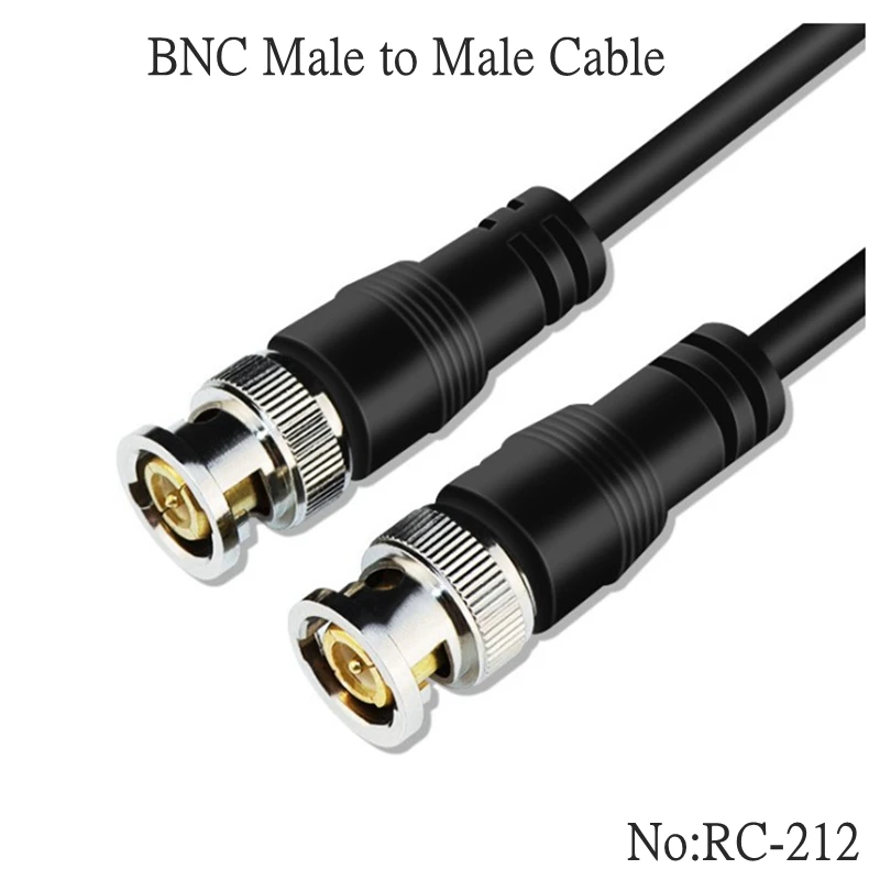 BNC Male to Male Adapter Cable - 0.5M/1M/2M/3M for CCTV Camera, GR59 75ohm Q9 HD-SDI Cable, Camera BNC Accessories Description Image.This Product Can Be Found With The Tag Names Bnc, Computer Cables Connecting, Computer Peripherals, PC Hardware Cables Adapters