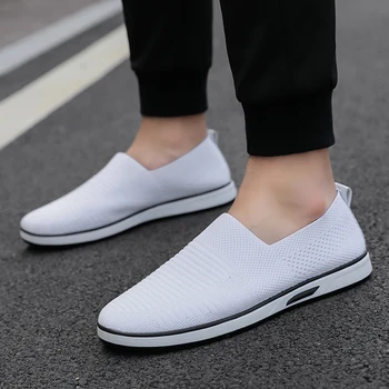 

Men's shoes new autumn and winter mesh shoes a pedal sports shoes lazy net shoes old Beijing cloth shoes men's comfortable men's