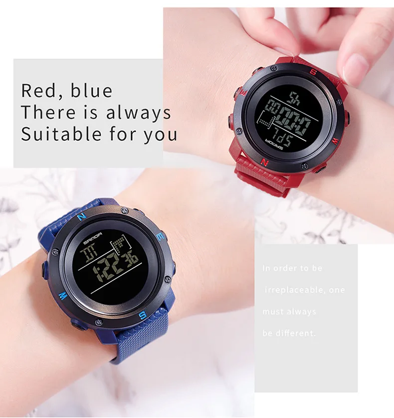 Reloj Hombre, светодиодный, цифровые, женские часы, Роскошные, аналоговые, цифровые, для улицы, военные, спортивные, светодиодный, водонепроницаемые, спортивные часы, Reloj Mujer