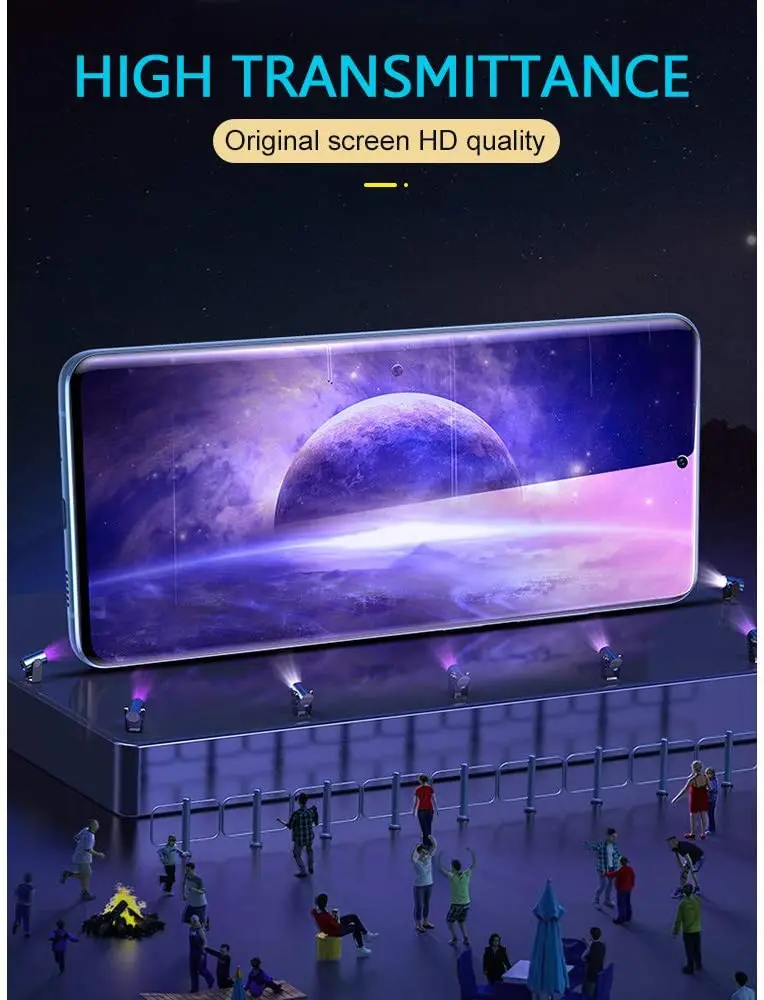 Защитная Гидрогелевая пленка для Samsung защитная A51 A50 A40 A20 Note 10 Plus S10 S20 A10 S8 S9 не
