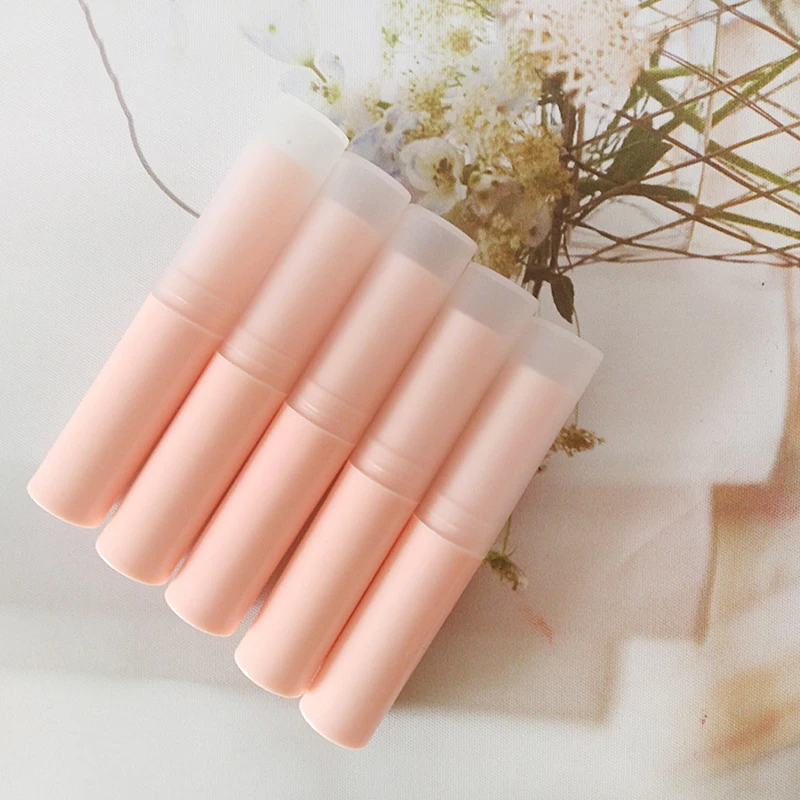 5 Teile/los 3g Lippenstift Lip Balm Rohr Container Mit Caps Mini Leere Lip Balm Stick Rohr 9 Farben – Detail 3