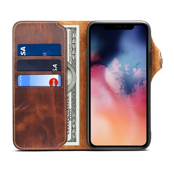 Durable Genuine Leather Wallet Case for iPhone 11/11 Pro/11 Pro Max 1