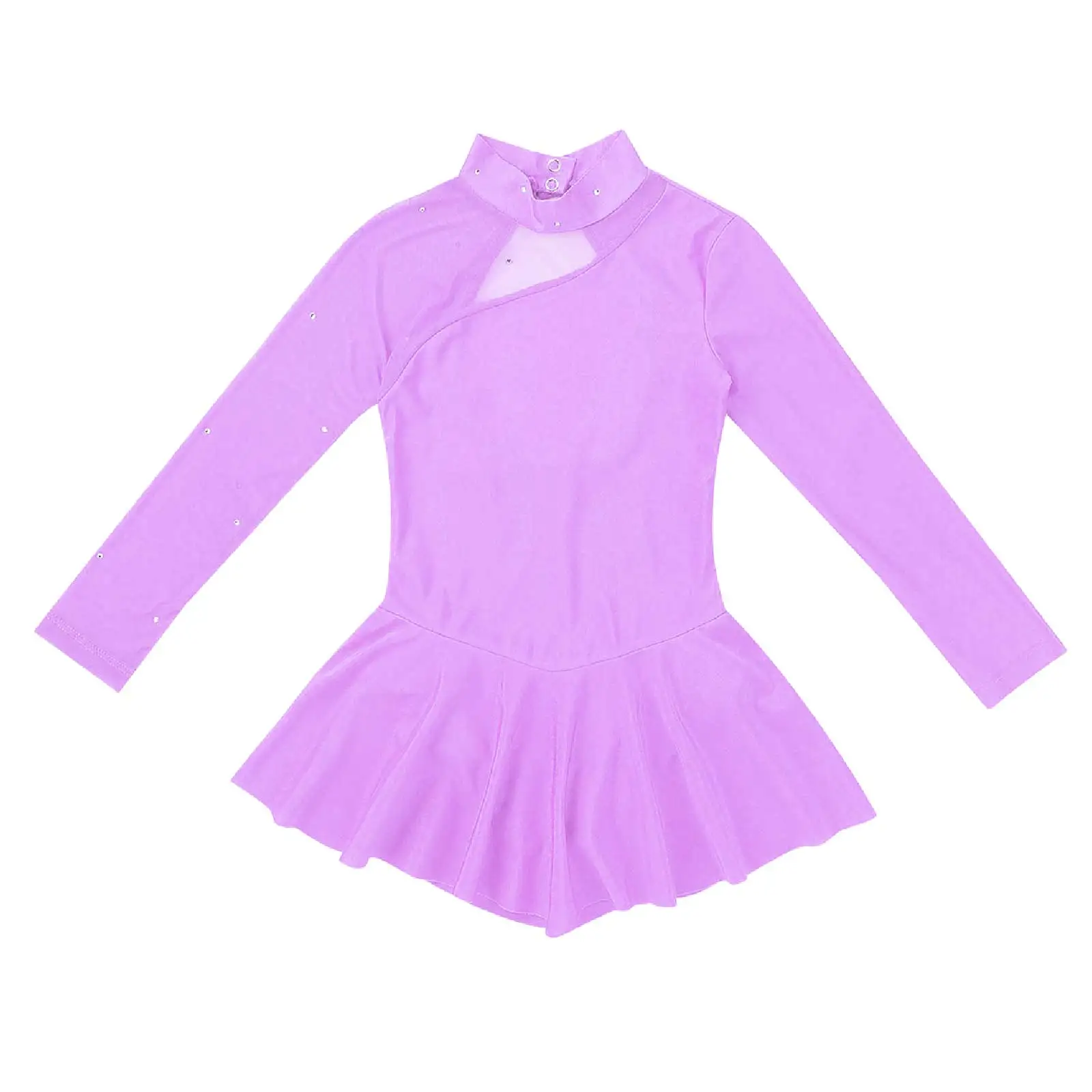 Ballet Leotard Dance Leotard Kids Girls Figure Skating Ballet Jersey Dance Dress Long Sleeved Ballet Tight Fitting Jumpsuit Gymnastics Dress Leotards