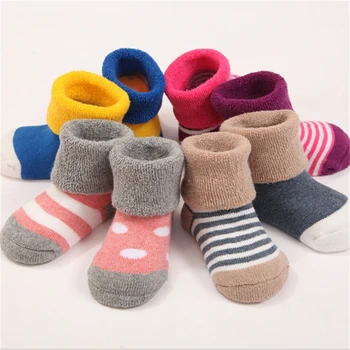

4Pcs 0-3Y Cotton Newborn Baby Socks Spring Summer Baby Boy Girl Socks Sokken Infant Toddler Kids Anti Slip Floor Socks