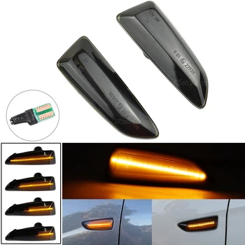 

2Pcs LED Dynamic Flowing Turn Signal Side Marker Light For Opel Astra J K 2015 Zafira C Insignia B Grandland Crossland X 2017