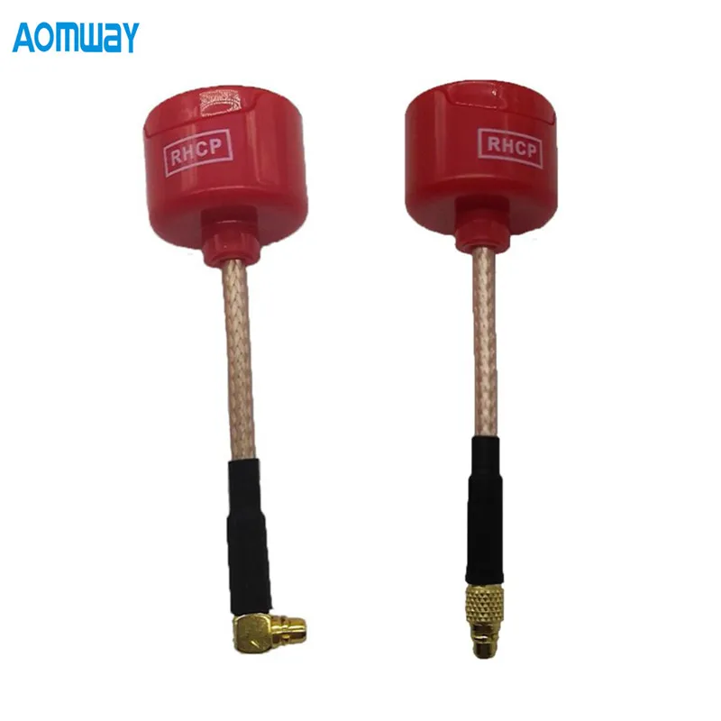 

Aomway MINI-2.5 5600-5950MHz 5.8GHz 2.5dBi MMCX Right Angle/Straight RHCP Mini FPV Antenna For FPV Racing Drone