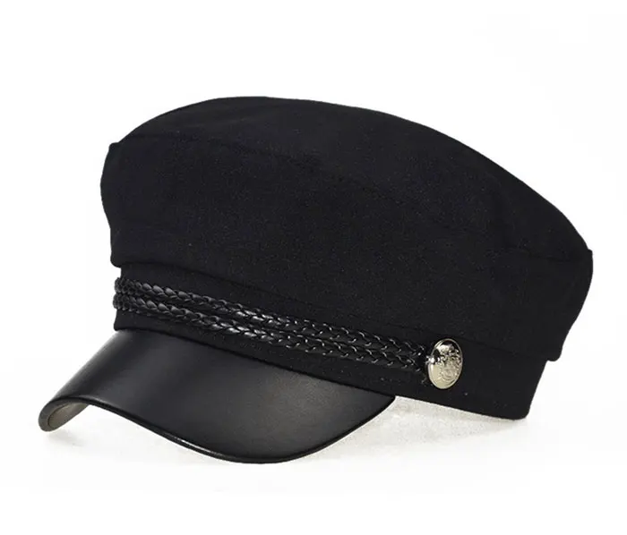 NEW Autumn Octagonal Hats For Women Fat Military Baseball Cap Ladies Solid Caps Women Casual Berets Hat Gorra Militar
