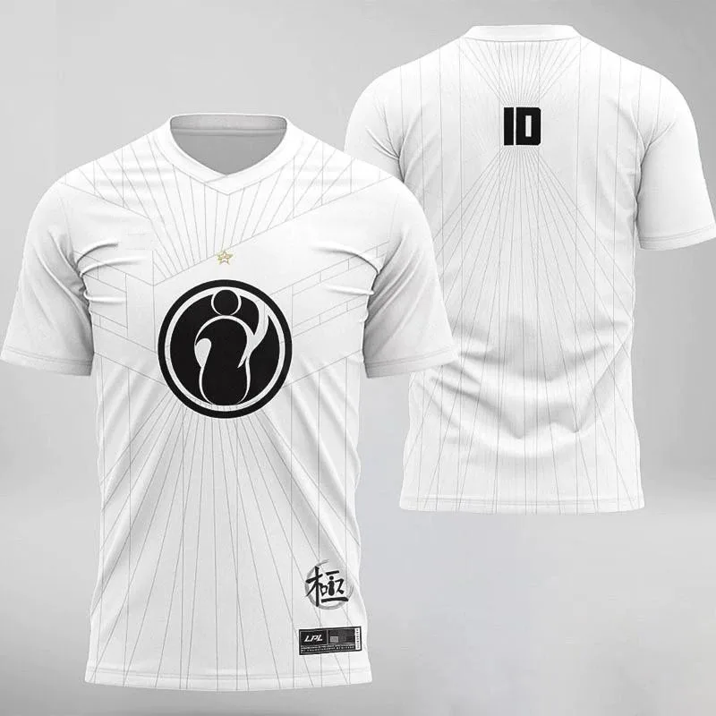 2021 LOL Game LPL E-Sports FPX TES JDG SNG RNG EDG Team Uniform Custom ID Men Women Tees Casual Streetwear T-shirt2021new style