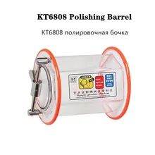 Capacidade 3 kg cilindro giratório/cubeta para KT-6808 tumbler para máquina de polimento, tambor de polimento de jóias