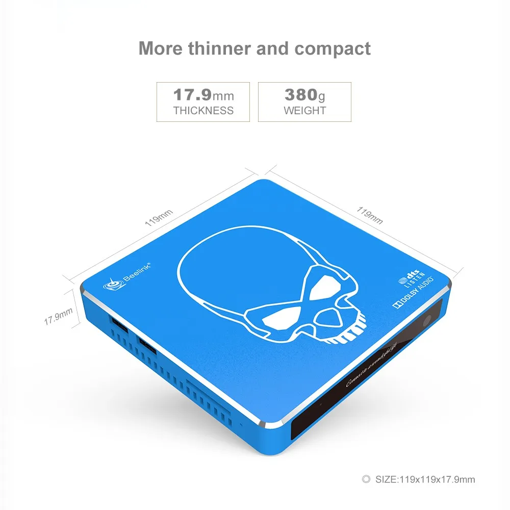  Beelink GT-King Pro Smart TV BOX Hi-Fi Lossless Amlogic S922X-H Quad Core Android 9.0 4GB+64GB DTS 
