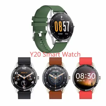 

Full Touch Business Style Y20 Smart Watch Men Support Android IOS Bluetooth Call Heart Rate Monitoring Sports Fitness Smartwatch