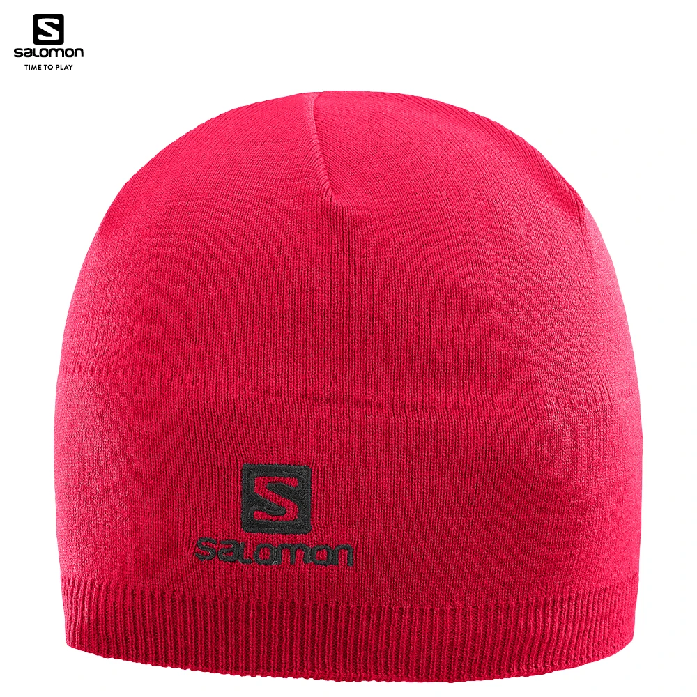 Шапка SALOMON BEANIE - Цвет: Красный
