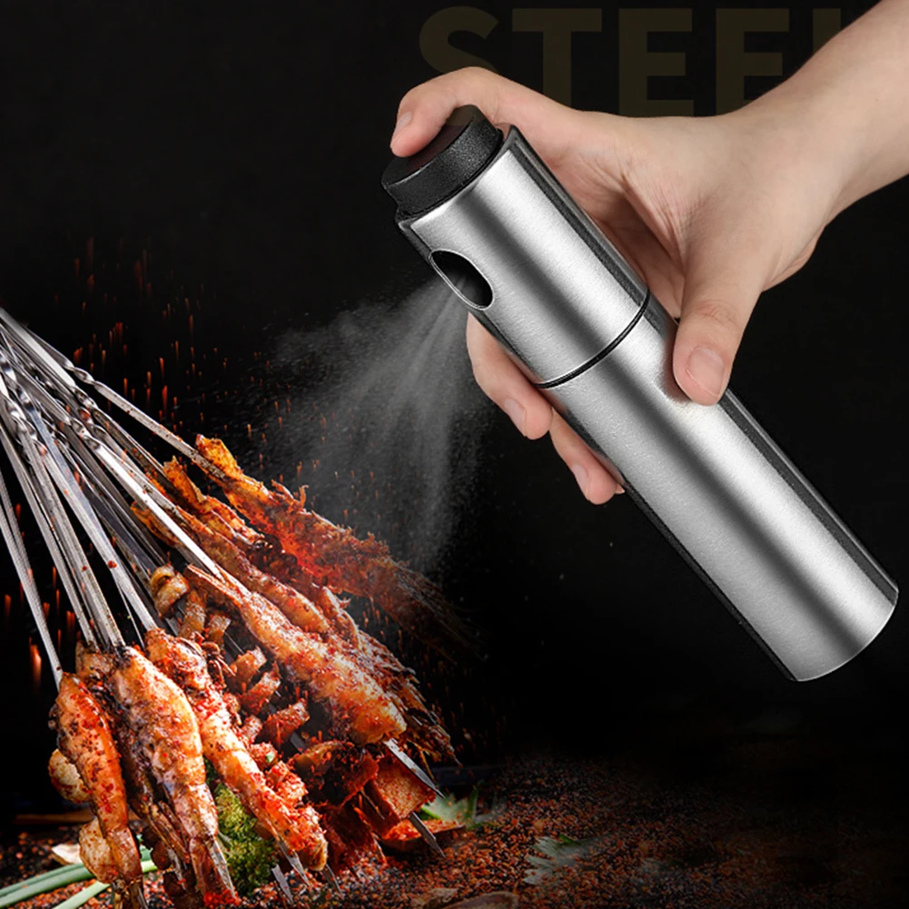 100 мл бутылка для распыления масла из нержавеющей стали Герметичный масляный