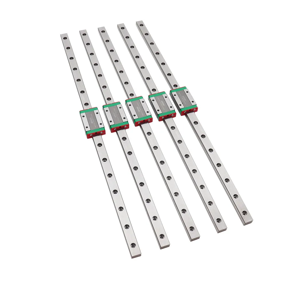 

Stainless steel Original Hiwin MGN12H carriages 500/600/700 L MGNR12C linear rails 5pcs for BLV MGN Cube 3d printer MGN12H rail