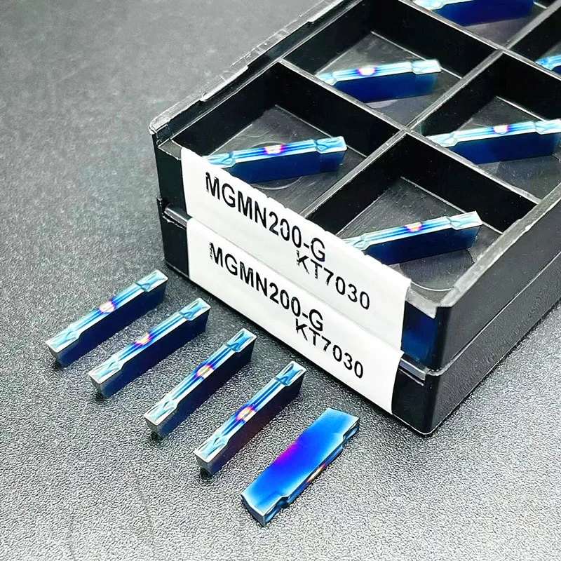MGMN200 MGMN300 MGMN400 그루빙 터닝 카바이드 인서트 스테인레스 스틸 CNC 그루빙 인서트 절삭 공구 용 나노 코팅