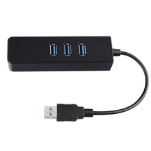 Аксессуары 3 порта стабильная карта LAN гигабит Ethernet концентратор проводной USB 3,0 компьютер быстрый ноутбук RJ45 сетевой адаптер