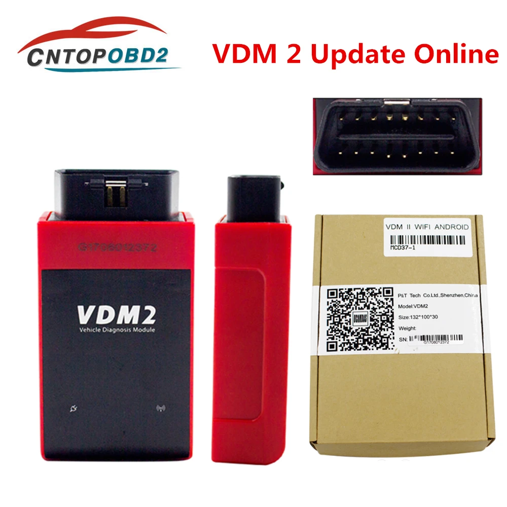 VDM wifi полная система UCANDAS автоматический диагностический сканер и Bluetooth VDM2 V5.2